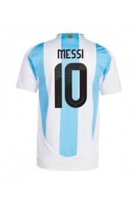 Fotbalové Dres Argentina Lionel Messi #10 Domácí Oblečení Copa America 2024 Krátký Rukáv